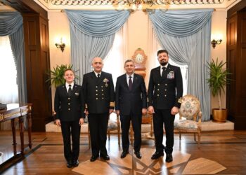 İtalya Deniz Kuvvetleri unsuru ITS Andrea Doria Antalya’da liman ziyareti gerçekleştiriyor